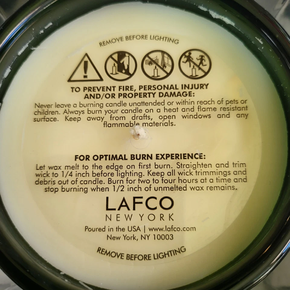 LAFCO NY VELA FRAGANCIA EDICIÓN LIMITADA Bálsamo de Invierno 15.5 OZ NUEVO EN CAJA Hecho a Mano EE. UU. Foto 3 de 4