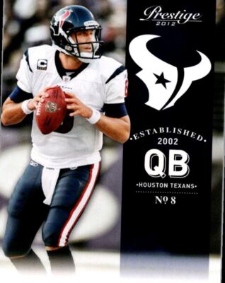 2012 Panini Matt Schaub Houston Texans #18