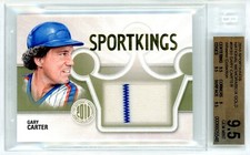 2010 SPORTKINGS NATIONAL CONVENTION GOLD 1/1 #SK93 GARY CARTER RELIC! - BGS 9.5