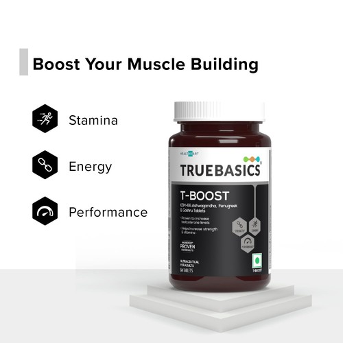 TrueBasics T-Boost, for Men 60 Tablets Free Shipping - 第 6/9 張圖片
