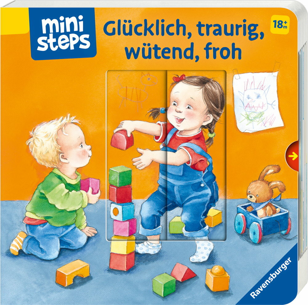 Thumbnail - Ravensburger Ministeps Buch Glücklich, Traurig, Wütend, Froh 39733