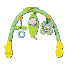 Manhattan Toy Snuggle Pea Pod Doll Travel Activity Toy Baby Rattle 0+ NEW