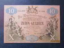 10 Gulden - Stuttgart - LBN Württemberg - Grabowski : WTB 2 - Reproduktion