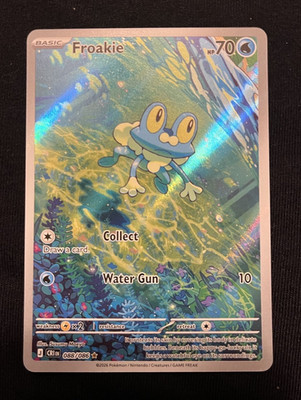 Froakie 088/086 Crown Zenith Rare Holo Pokemon TCG Card English HP 70