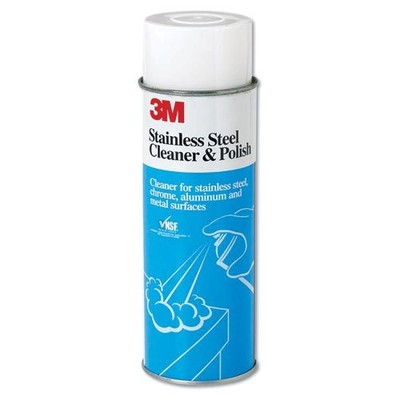 3M 14002 Stainless Steel Cleaner and Polish Aerosol, 21 oz, 2-Pack