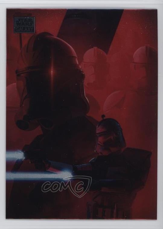 2024 Chrome Star Wars Galaxy Captain Rex Clone Trooper Following Orders #88 9et