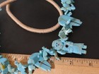 Vintage faux Turquoise Fetish Style Animals Bear Kachina Dancer — photo 7