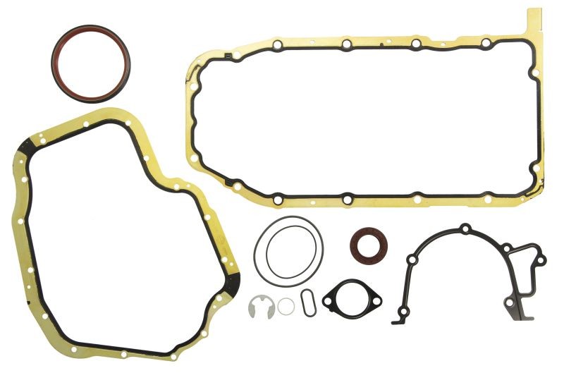Fits ELRING EL081380 Gasket Kit, crankcase EL081380 Complete engine gasket set
