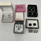 Vintage Jewelry Lot Sterling Silver 925 Earrings Set Necklace Ring Bundle