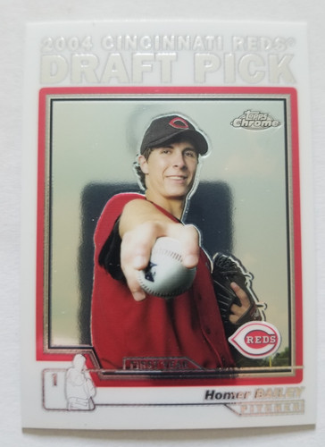 Homer Bailey #T72 2004 Topps Chrome Traded card