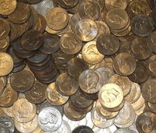 USA Bulk Lot of 20 Eisenhower Dollar Coins 1971-1978