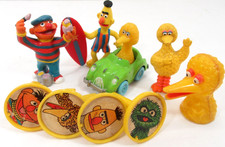 Sesame Street The Muppets Big Bird Bert  Ernie Figures  Parts Vintage