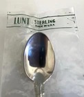 LUNT STERLING SILVER INFANT FEEDING SPOON - Timeless - Monogrammed "A"