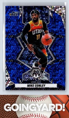 2021-22 Panini Mosaic Fast Break Blue #139 Mike Conley SN