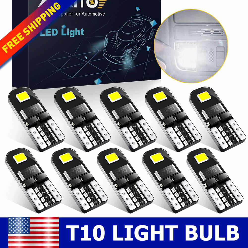 2x White LED License Plate Light For Volkswagen Golf/GTI MK4