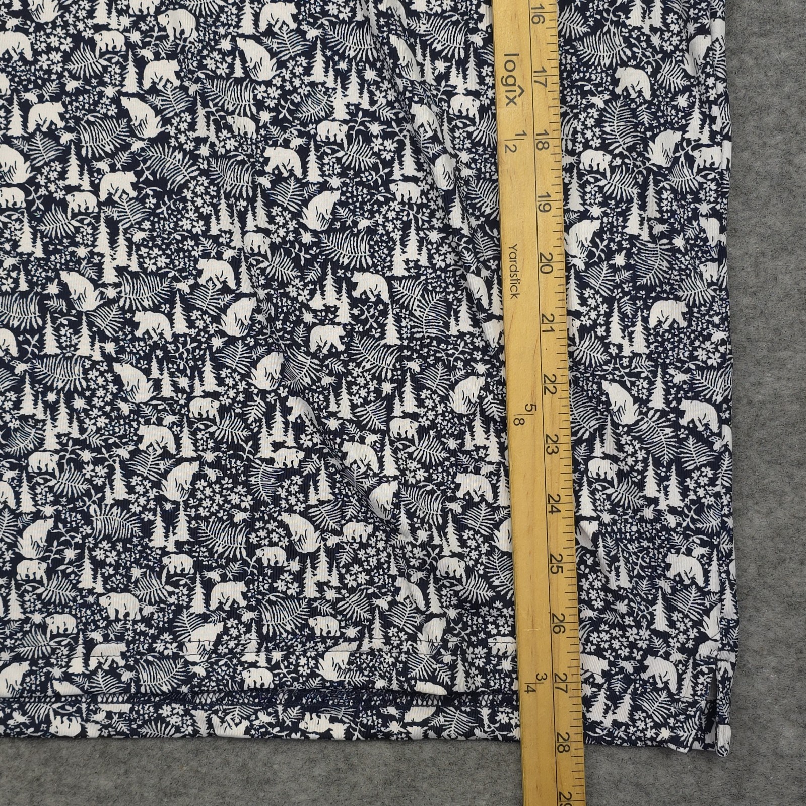 Under Armour UA Men's Playoff 3 Blue Bear Forest Printed Polo Shirt Size XL NWT thumbnail 11