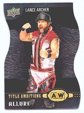 2022 Upper Deck Allure AEW #TA-34 Lance Archer Title Ambitions