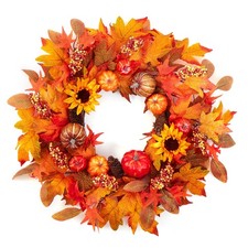 Fall Decorations for Home, Autumn Thanksgiving Wreaths Front