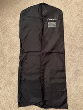 Long CHANEL Black Designer Dress Gown Clothes Travel Tote Garment Bag Protector