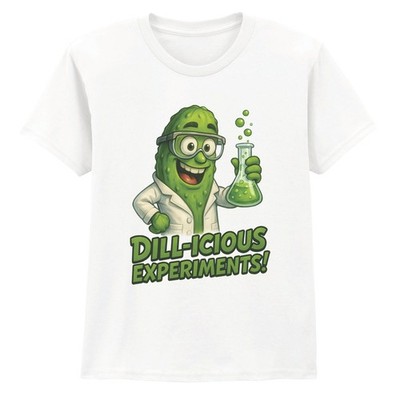 Lustiges Pickle Kinder T-Shirt Dill-Lecker Experimente Retro Wissenschaft Geschenk