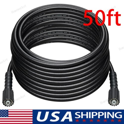 #ad 50FT 5800PSI Replacement High Pressure Power Washer Hose 3 8quot; Quick Connect $15.58
