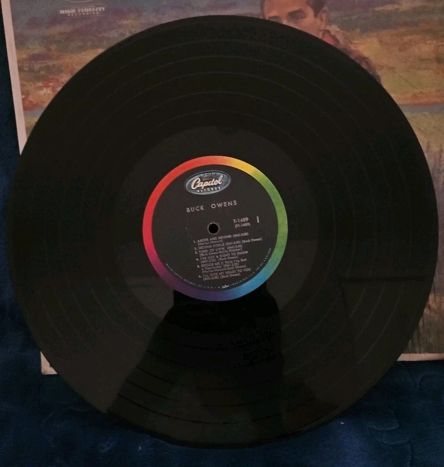 Buck Owens ~ Self Titled • BUCK OWENS ▪︎ Vinyl LP Capitol First Press Mono - Image 3 of 4