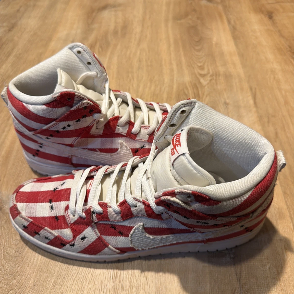 Nike Dunk High Red/White for Sale | Authenticity Guaranteed | eBay