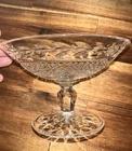 Vintage Waterford Crystal Round Compote Short Pedestal Dish