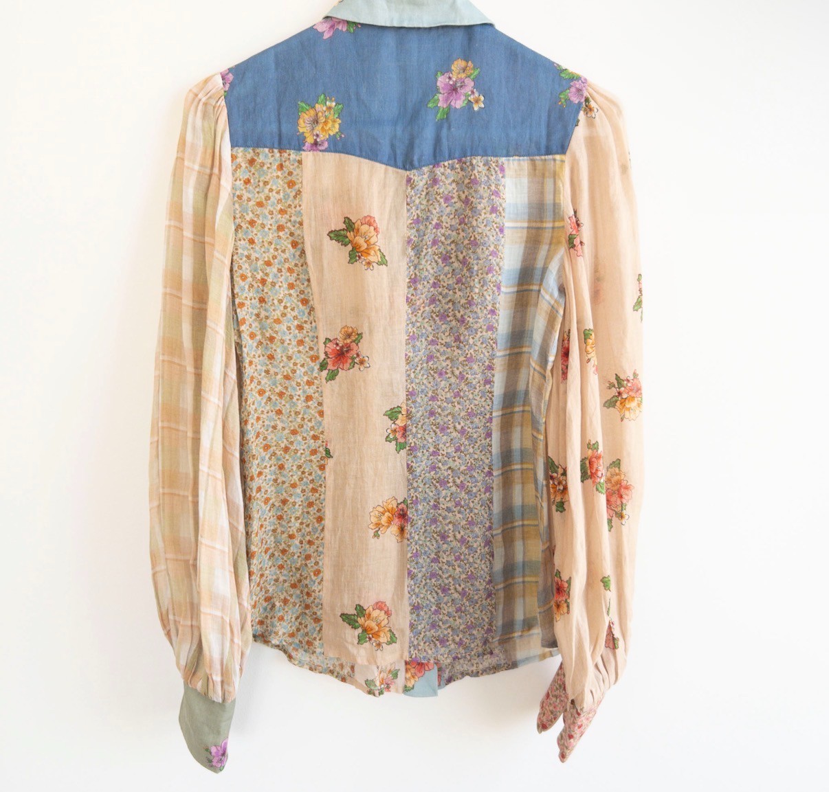 Zimmermann Patchwork Collared Shirt Size 1 / AU 1… - image 7