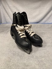 Vintage Imperial Figure Ice Skates leather Size 8 Youth