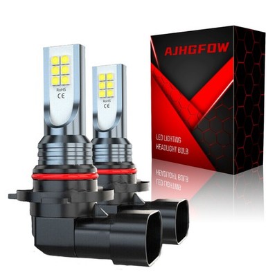 2X 2-Sides 9145 9140 H10 LED Fog Light Bulb 100W 6000K Super White Bright Kit