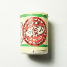 IVORY Vintage Barbour&rsquo;s Irish Linen Thread Spool Waxed No.35 Sewing Leathercraft