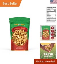 Bulk 5 lb Bag of Dry Roasted Unsalted Blanched Peanuts - Kosher Snack Delight