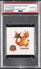 2023 POKEMON DAIICHI PAN DECO CHARACTER STICKERS CHARIZARD PSA 10