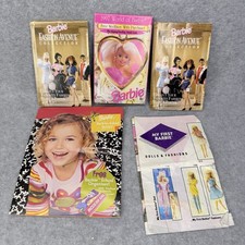 Vintage 90s Y2K Barbie Doll Paper Fold Out Advertising Poster Brochure LOT OF 5