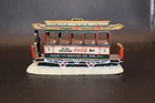 Vintage 1993 Coca Cola Town Square Collection 5" Trolley Car Christmas Decor