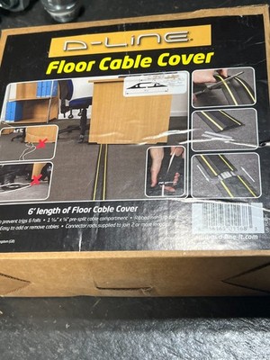 dline 6' floor cable cover us/fc83h nos poor packaging