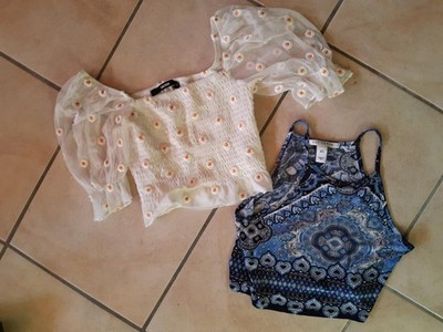 Crop Top xs Bik Bok NLY Trend boho hippie