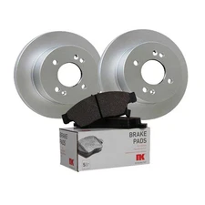 NK Rear Brake Discs and Pad Set for Subaru Legacy i 2.0 Sep 2009 to Sep 2014