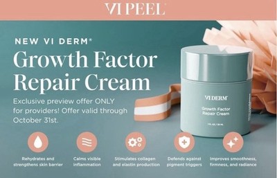 Growth Factor Repair Cream Vi Derm  New