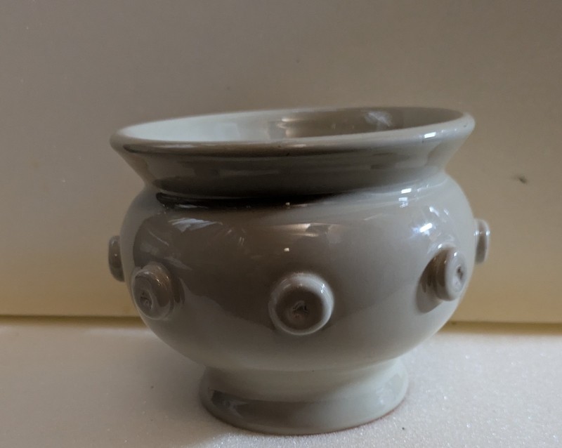 Japanese Buddhist Altar Fitting Incense Burner Vtg Koro Butsudan White BU691