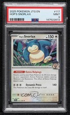 Hop's Snorlax Pokemon Journey Together JTG PSA 9 MINT