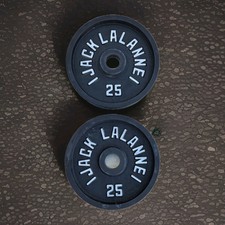 Vintage 25 Lbs Jack Lalanne Olympic Weights N...