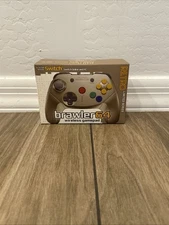 Retro Fighters Brawler64 Wireless Controller for PC/Switch Limited Edition Gold