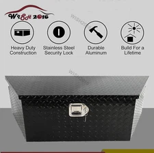 39"x16.5"x12" Aluminum Diamond Plate Trailer Tongue Box Secure Storage Tool Box