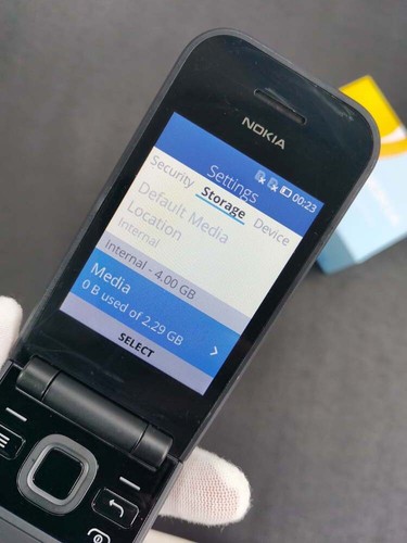 Nokia 2720 Flip - Unlocked 4G KaiOS 2MP microSDHC 4GB 512MB Bluetooth Cellphone - Afbeelding 4 van 16