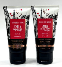 NEW 2 BATH BODY WORKS EMILY IN PARIS PARIS AMOUR SHEA BUTTER BODY CREAM 2.5 OZ