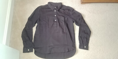 Visvim 1910 P.O. Shirt Black 1 S 2016 UWOT 100% Authentic FIL 