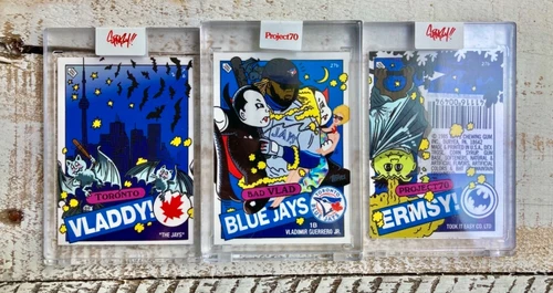 Topps Ermsy GPK Nasty Nick Vlad Guerrero Project 70 Companion Set RARE LIMITED