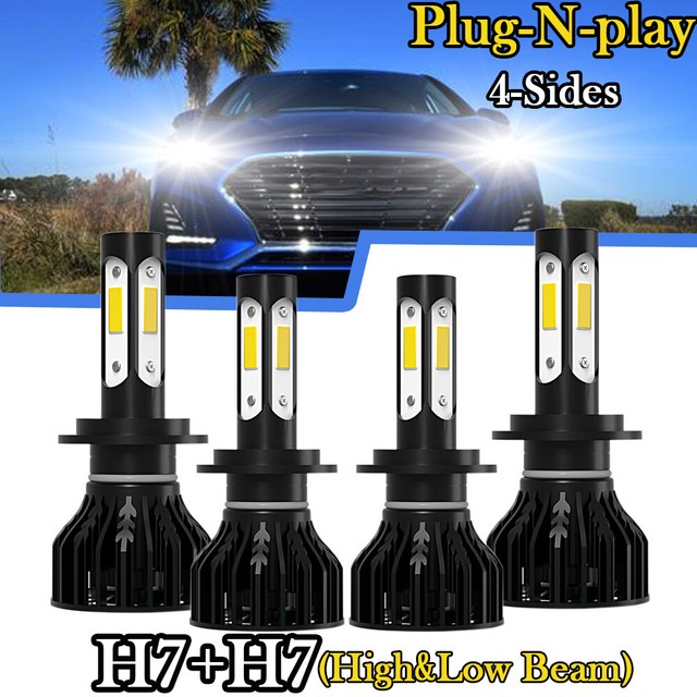 For Hyundai Veloster 20122017 High+Low Beam Combo H7 LED Headlight